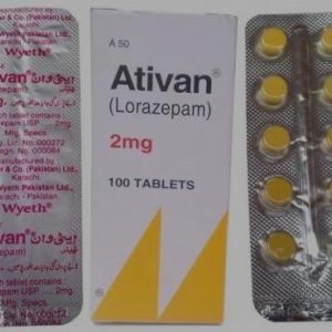 Lorazepam 2mg (Ativan)